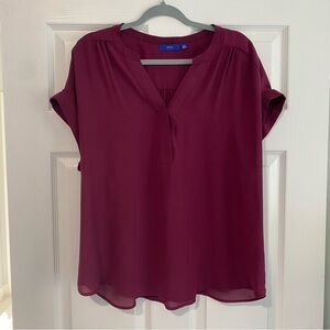 Apt. 9 Deep Red Women's Blouse